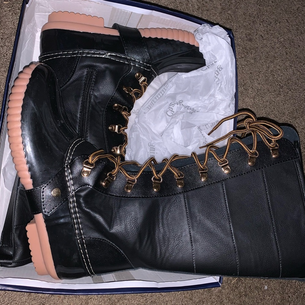 Rain duck boots